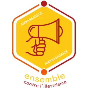 Open badge des Hauts de France certifiant notre engagement contre l'illettrisme