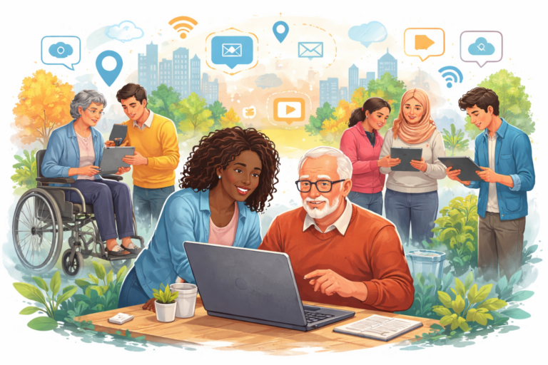 Inclusion numérique accompagnement médiation formation usages numérique publics divers